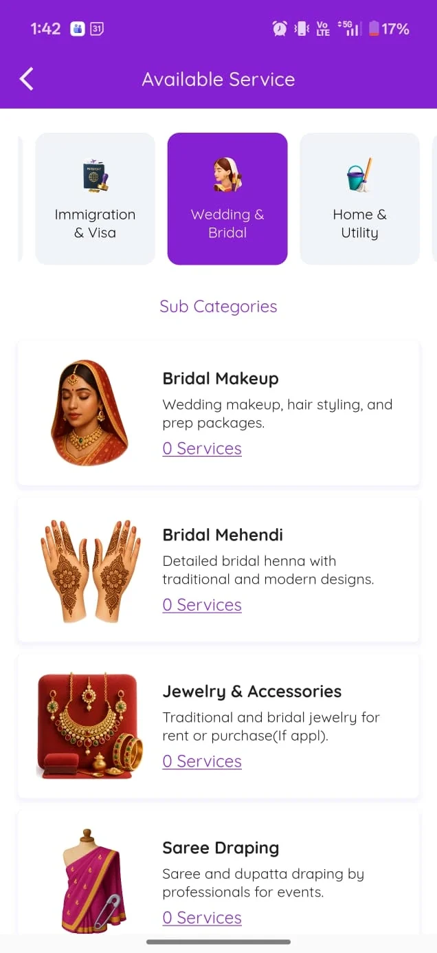 LocalDesi app service listings and local needs